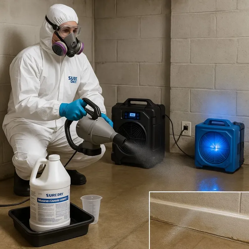 Sanitization and Odor Removal process in Carson City, MI